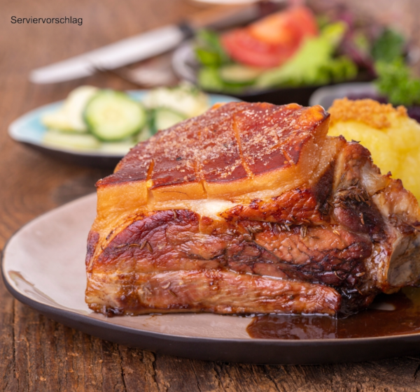 Schäuferla gebraten
