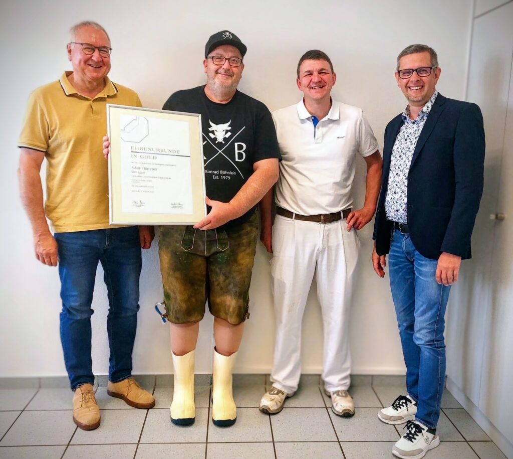 Konrad Böhnlein GmbH | 40 Jahre im Dienst: Jakob Hümmer als Original vom Böhnlein