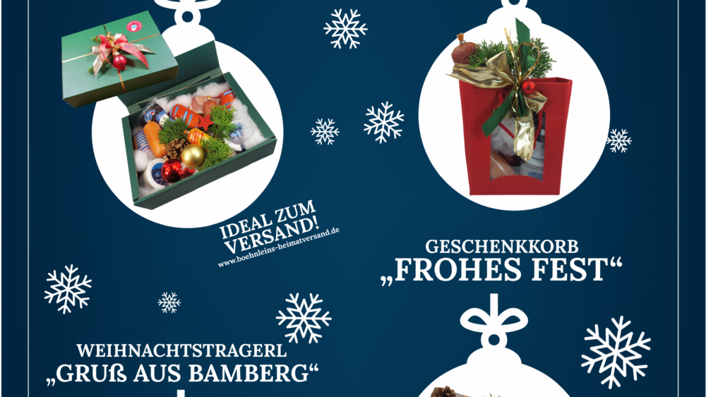 Konrad Böhnlein GmbH | 🎄 Böhnleins Weihnachtskörbe – fränkische Geschenkideen mit Geschmack