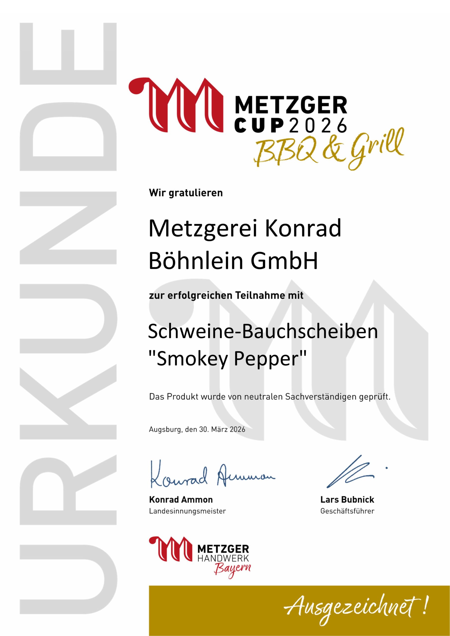 Bauchscheiben "Smokey Pepper"(5 Stück, ca. 110g/Stück) – Bild 3