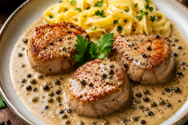 Konrad Böhnlein GmbH | Schweinefiletmedaillons in Pfefferrahmsoße