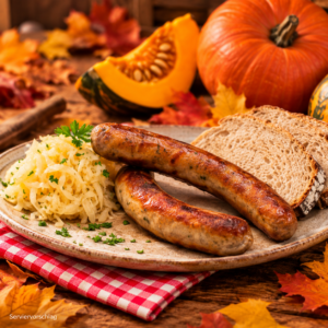 Kürbis-Bratwurst (ca. 140g/Paar; 10 Paar)